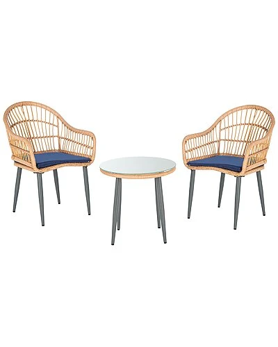 Safavieh Berlen Outdoor 3Pc Lounger Set Home