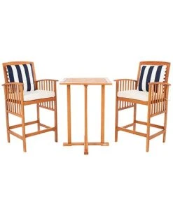 Safavieh Pate Outdoor 3pc Table Bistro Set Home