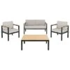Safavieh Hendor Outdoor 4pc Living Set Home
