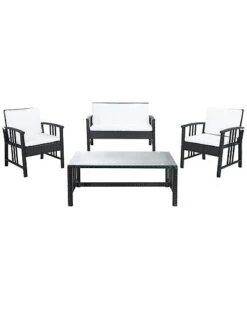 Safavieh Reslor Outdoor 4pc Living Set Home